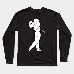 Golf Man Father Dad Long Sleeve T-Shirt